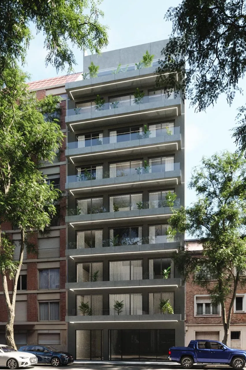 Render exterior ARCOS 2330 — Belgrano, Buenos Aires